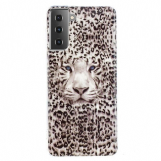 Coque Samsung Galaxy S21 5G Leopard Fluorescente