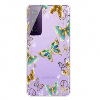 Coque Samsung Galaxy S21 5G Papillons Design