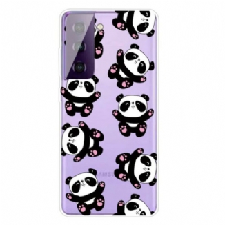 Coque Samsung Galaxy S21 5G Top Pandas Fun