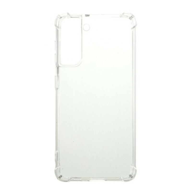 Coque Samsung Galaxy S21 5G Transparente Coins Renforcés