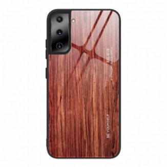 Coque Samsung Galaxy S21 5G Verre Trempé Design Bois