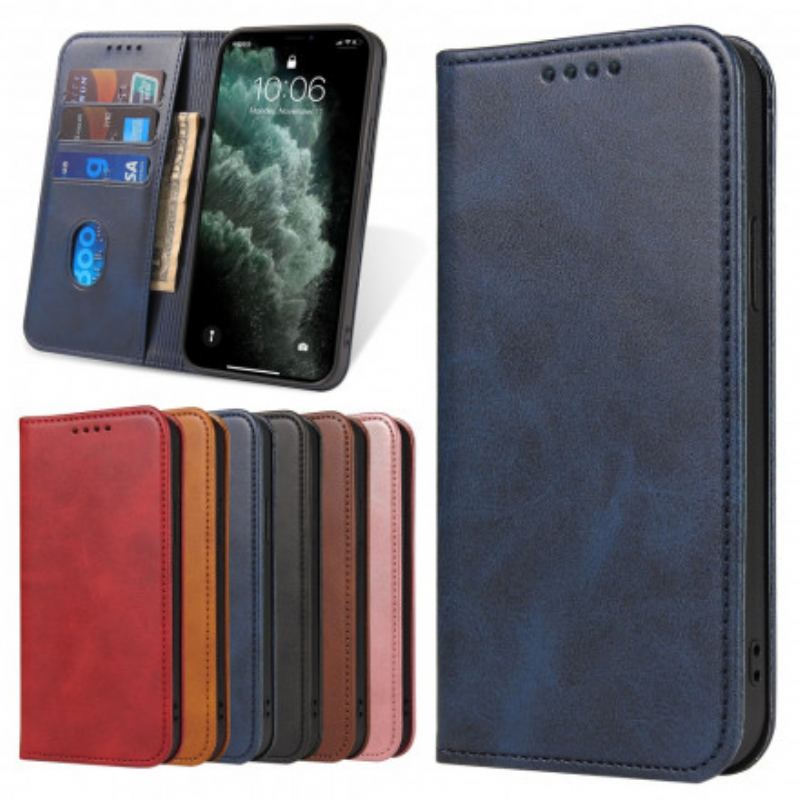 Flip Cover Samsung Galaxy S21 5G Effet Cuir Business Style