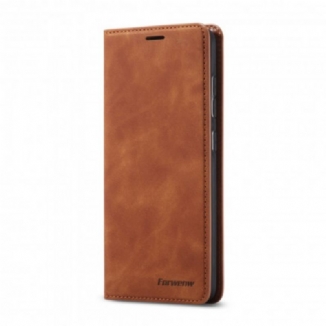 Flip Cover Samsung Galaxy S21 5G Effet Cuir FORWENW