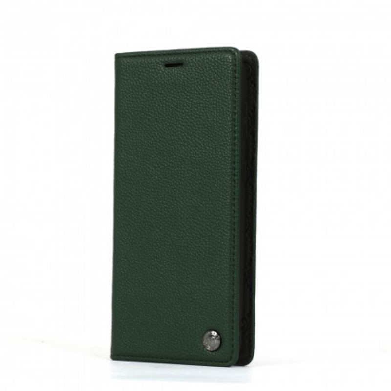 Flip Cover Samsung Galaxy S21 5G Effet Cuir HANMAN