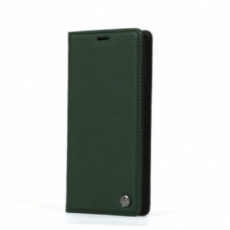 Flip Cover Samsung Galaxy S21 5G Effet Cuir HANMAN