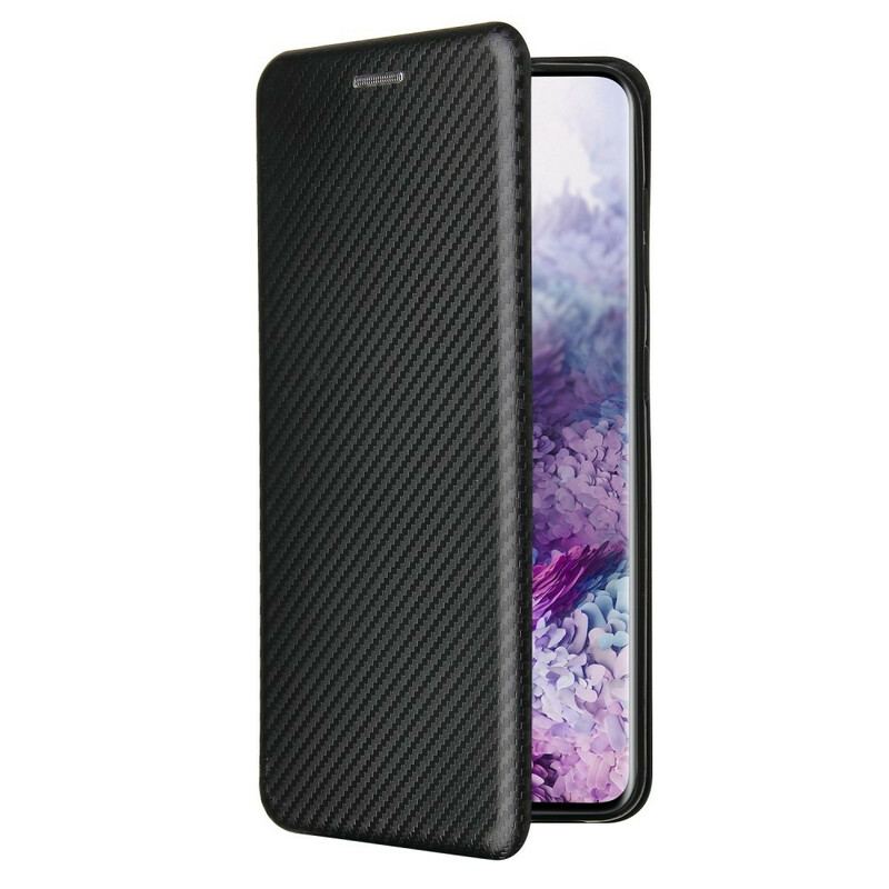 Flip Cover Samsung Galaxy S21 5G Fibre Carbone