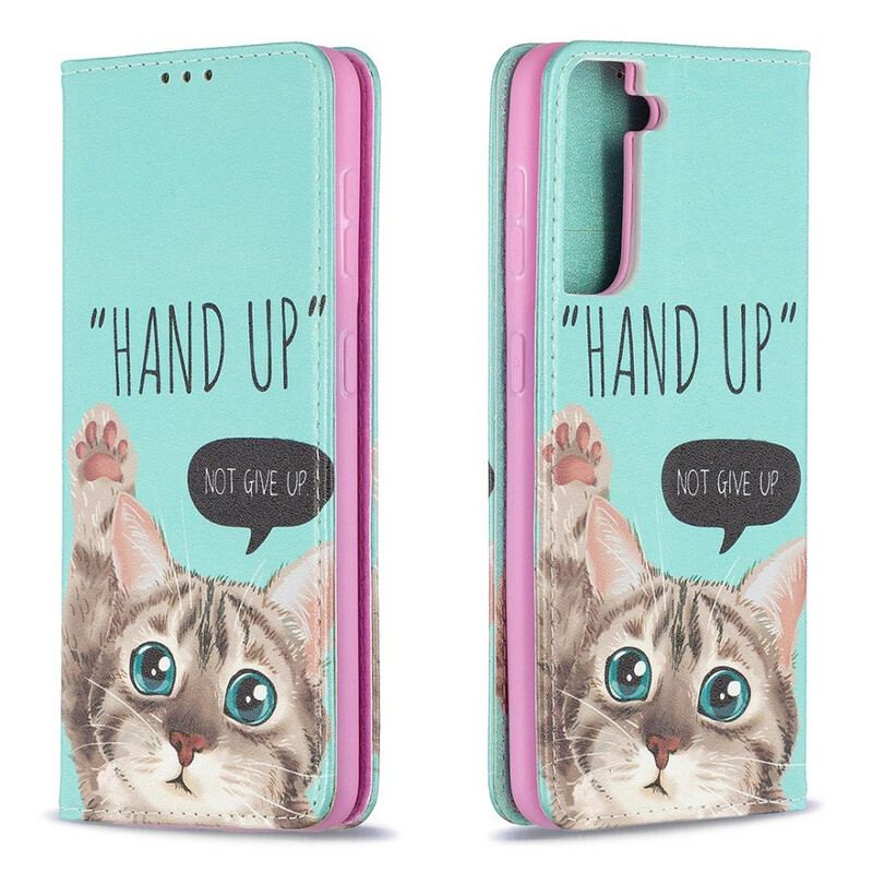 Flip Cover Samsung Galaxy S21 5G Hand Up