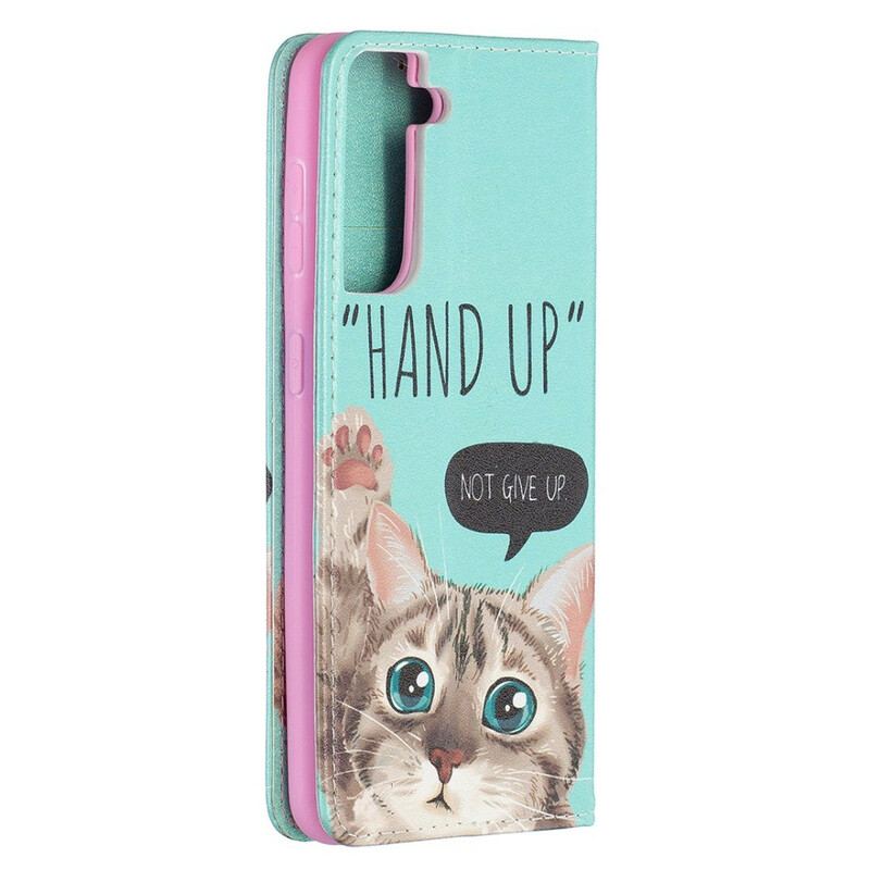 Flip Cover Samsung Galaxy S21 5G Hand Up