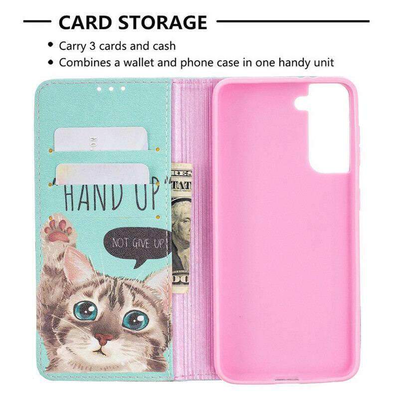 Flip Cover Samsung Galaxy S21 5G Hand Up