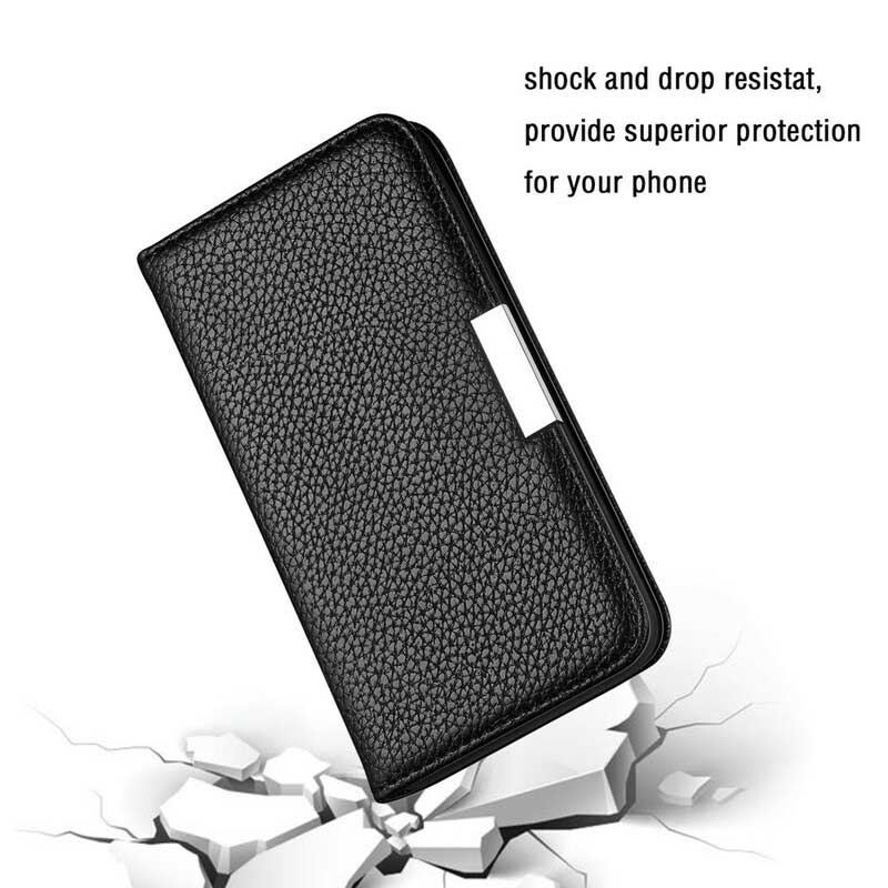 Flip Cover Samsung Galaxy S21 5G Simili Cuir Litchi Ultra Chic