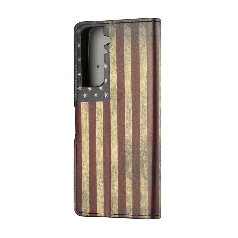 Housse Samsung Galaxy S21 5G Drapeau Américain