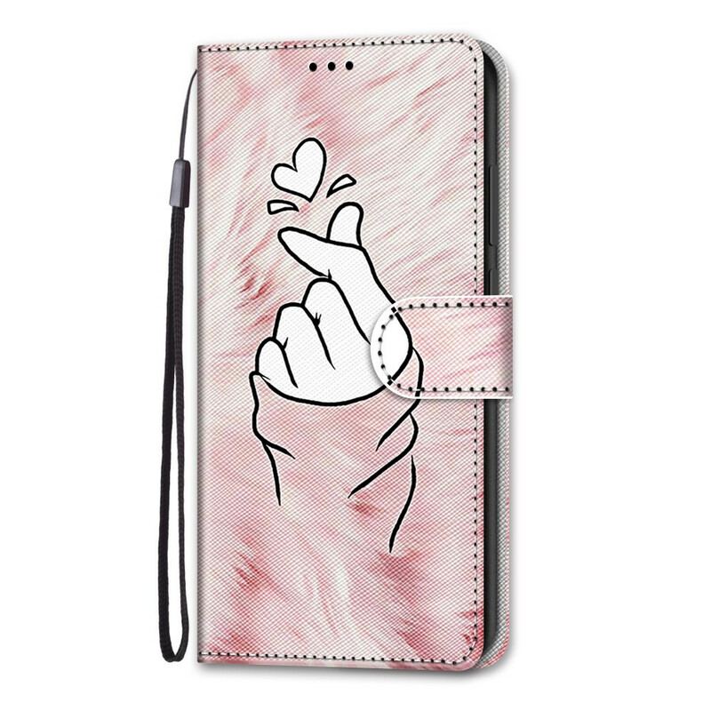 Housse Samsung Galaxy S21 5G Finger Heart