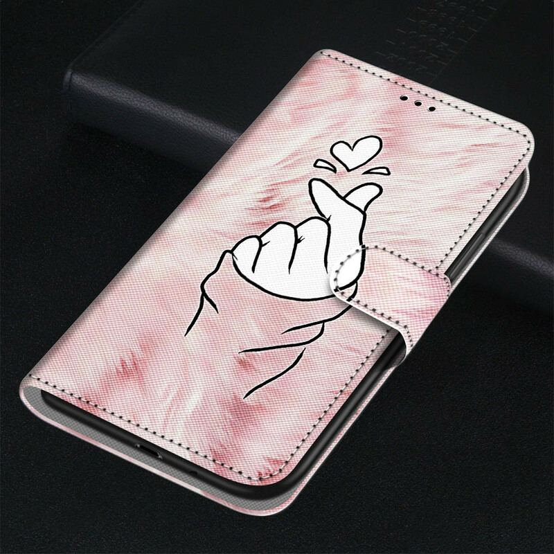 Housse Samsung Galaxy S21 5G Finger Heart