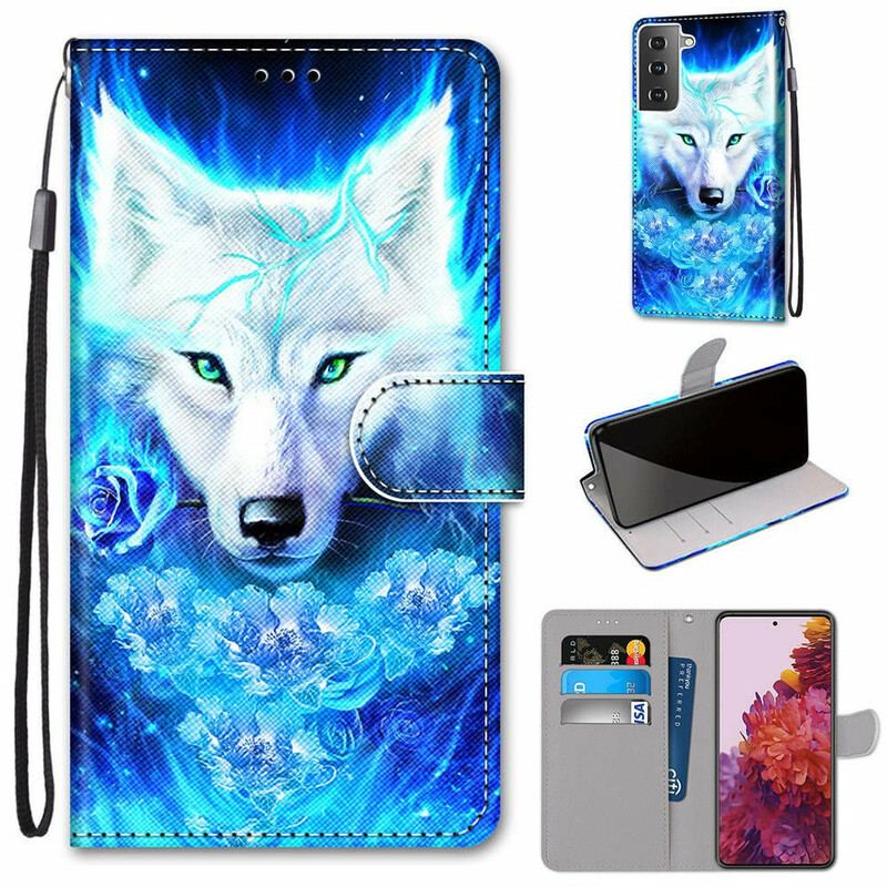 Housse Samsung Galaxy S21 5G Loup Magique