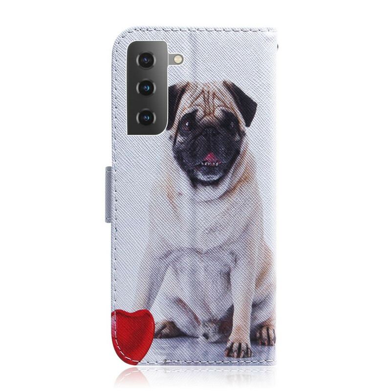 Housse Samsung Galaxy S21 5G Pug Dog