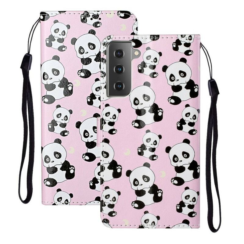 Housse Samsung Galaxy S21 5G Que des Pandas