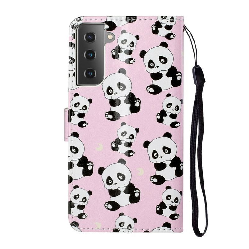 Housse Samsung Galaxy S21 5G Que des Pandas