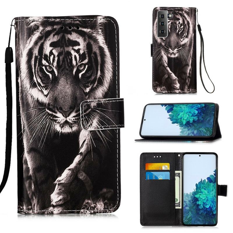 Housse Samsung Galaxy S21 5G Tigre de Nuit