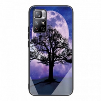 Coque Poco M4 Pro 5G Arbre et Lune