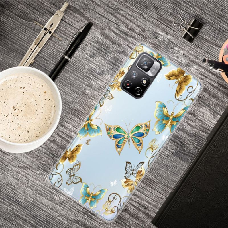 Coque Poco M4 Pro 5G Butterflies