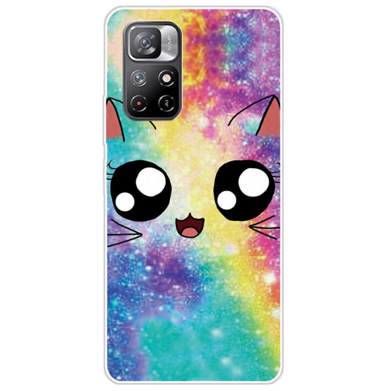 Coque Poco M4 Pro 5G Chat Cartoon