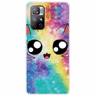 Coque Poco M4 Pro 5G Chat Cartoon