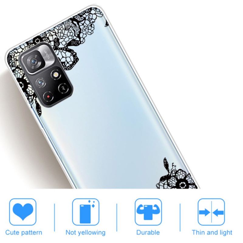 Coque Poco M4 Pro 5G Dentelle Fine