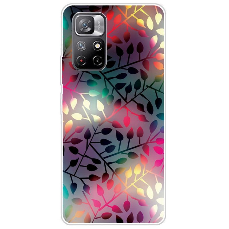 Coque Poco M4 Pro 5G Feuilles