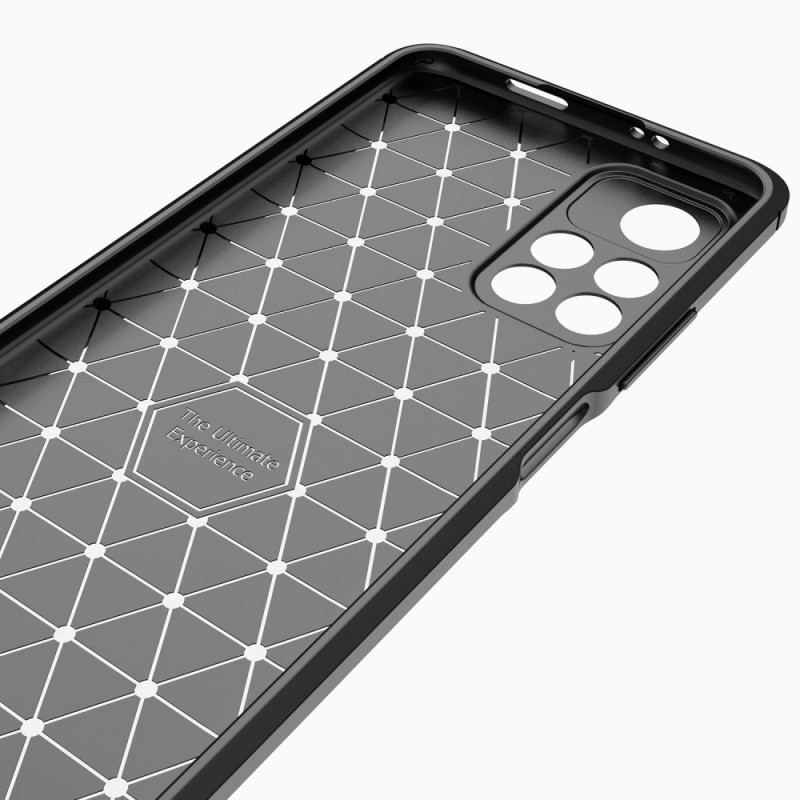 Coque Poco M4 Pro 5G Fibre Carbone Brossée