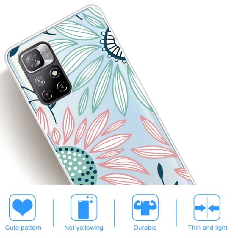 Coque Poco M4 Pro 5G Fleur Pure