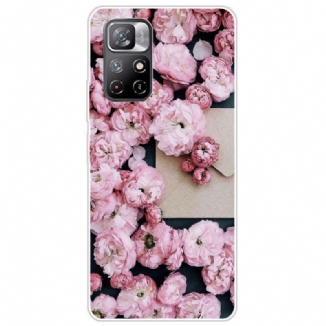 Coque Poco M4 Pro 5G Fleurs Intenses