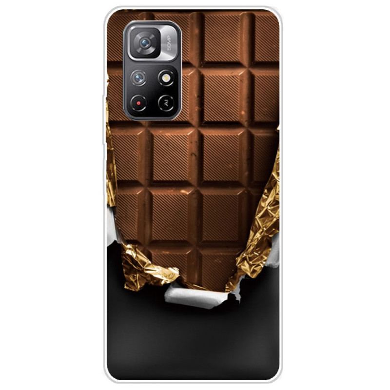 Coque Poco M4 Pro 5G Flexible Chocolat