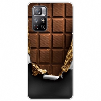 Coque Poco M4 Pro 5G Flexible Chocolat