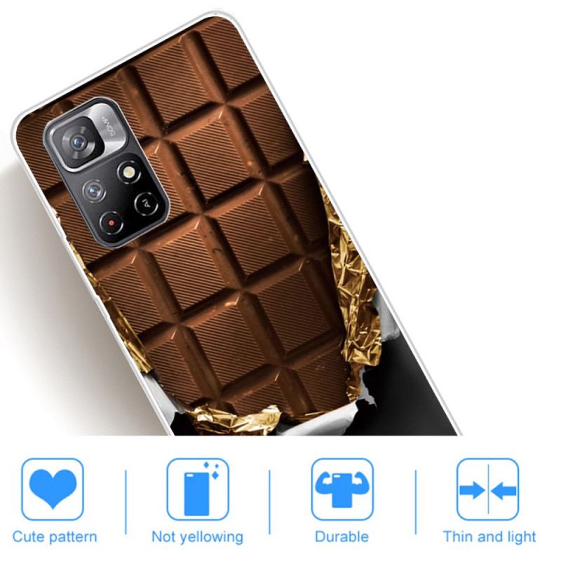 Coque Poco M4 Pro 5G Flexible Chocolat