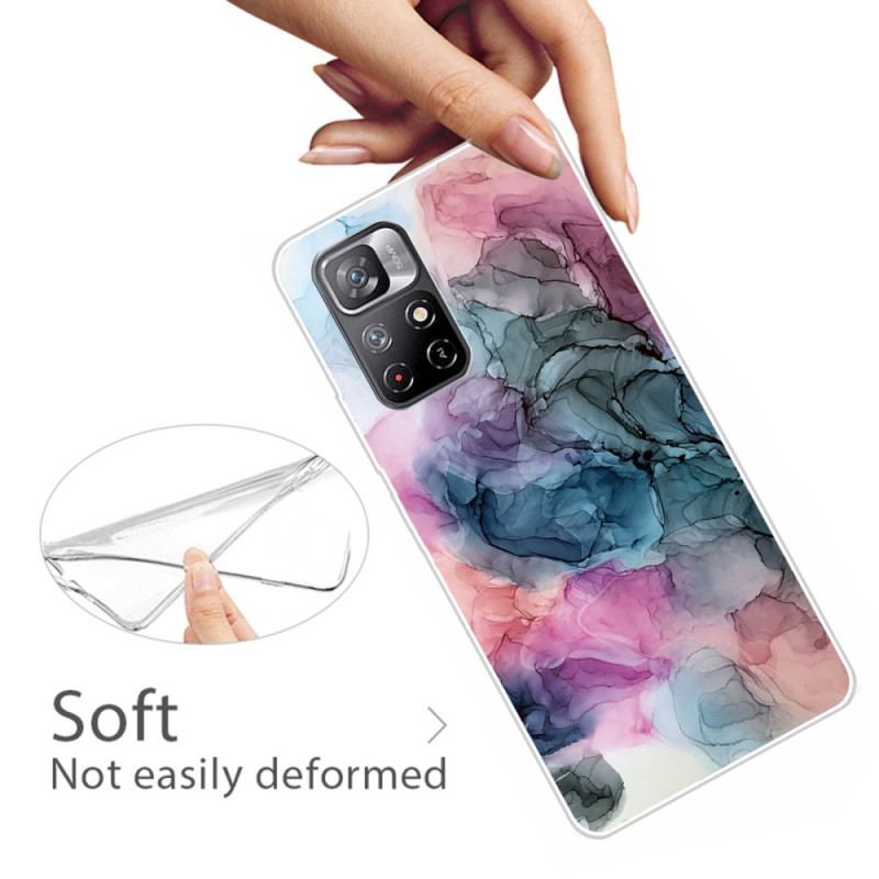 Coque Poco M4 Pro 5G Marbre Coloré