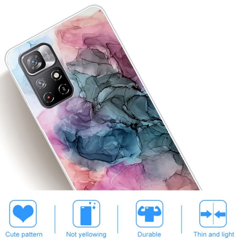 Coque Poco M4 Pro 5G Marbre Coloré