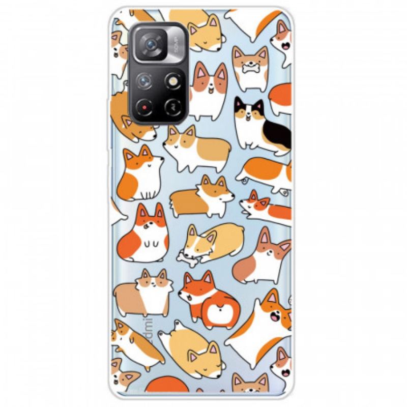 Coque Poco M4 Pro 5G Multiples Chiens