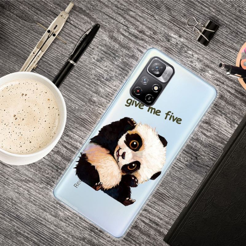 Coque Poco M4 Pro 5G Panda Give Me Five