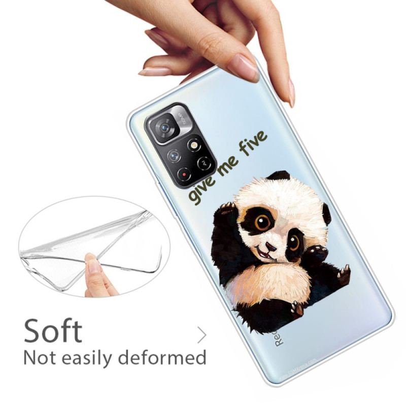 Coque Poco M4 Pro 5G Panda Give Me Five