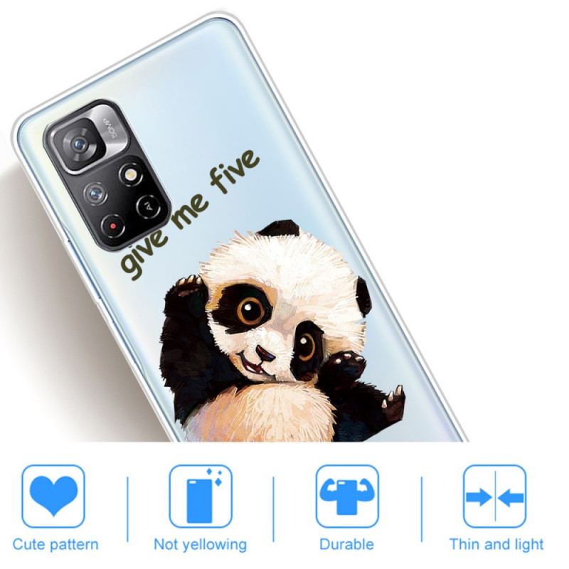 Coque Poco M4 Pro 5G Panda Give Me Five