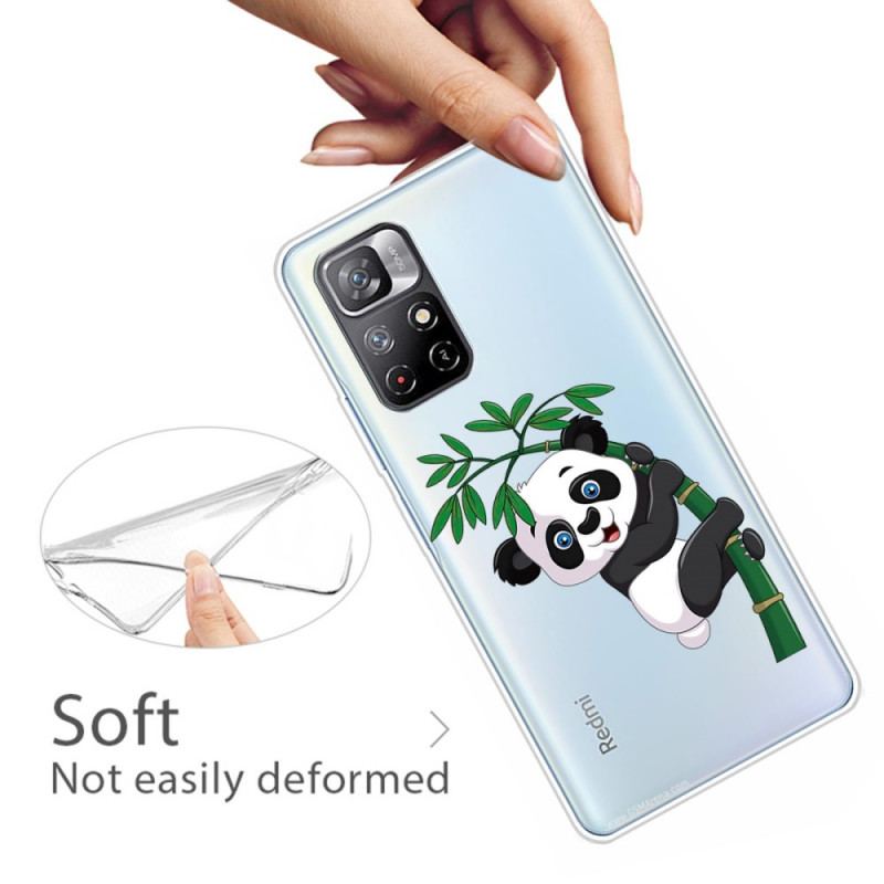 Coque Poco M4 Pro 5G Panda Sur Le Bambou