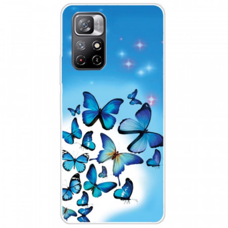 Coque Poco M4 Pro 5G Papillons Papillons