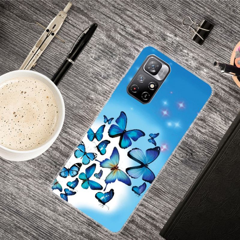 Coque Poco M4 Pro 5G Papillons Papillons