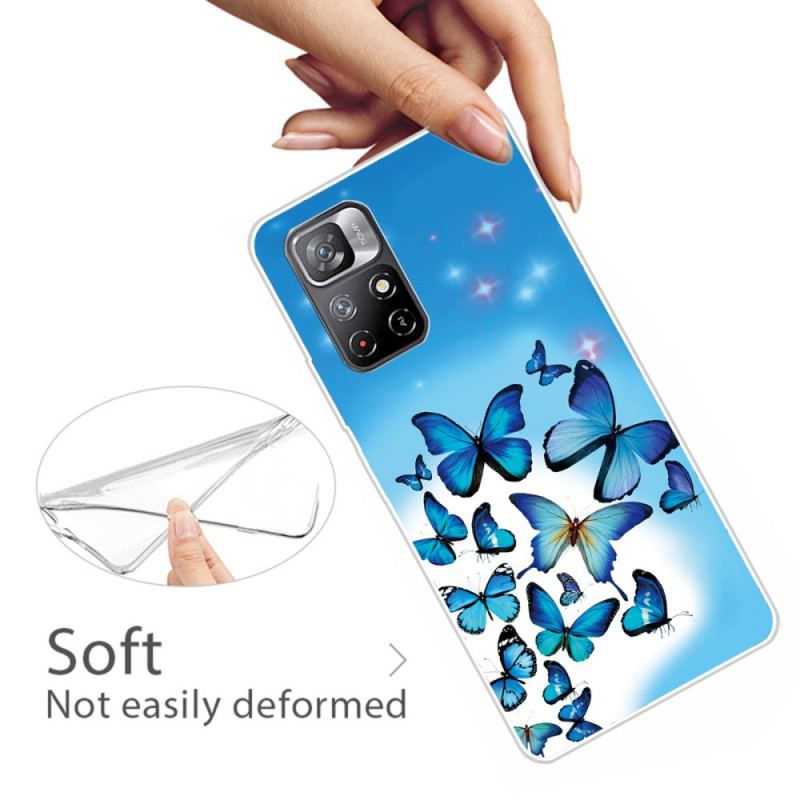 Coque Poco M4 Pro 5G Papillons Papillons