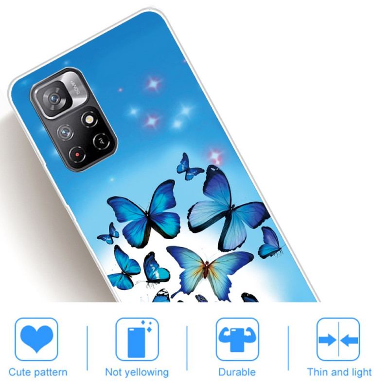 Coque Poco M4 Pro 5G Papillons Papillons