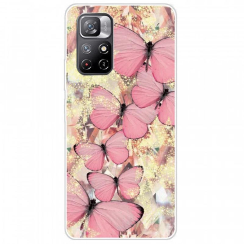 Coque Poco M4 Pro 5G Papillons Royaux