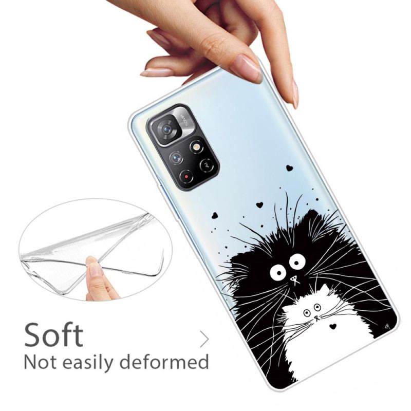 Coque Poco M4 Pro 5G Regarde les Chats