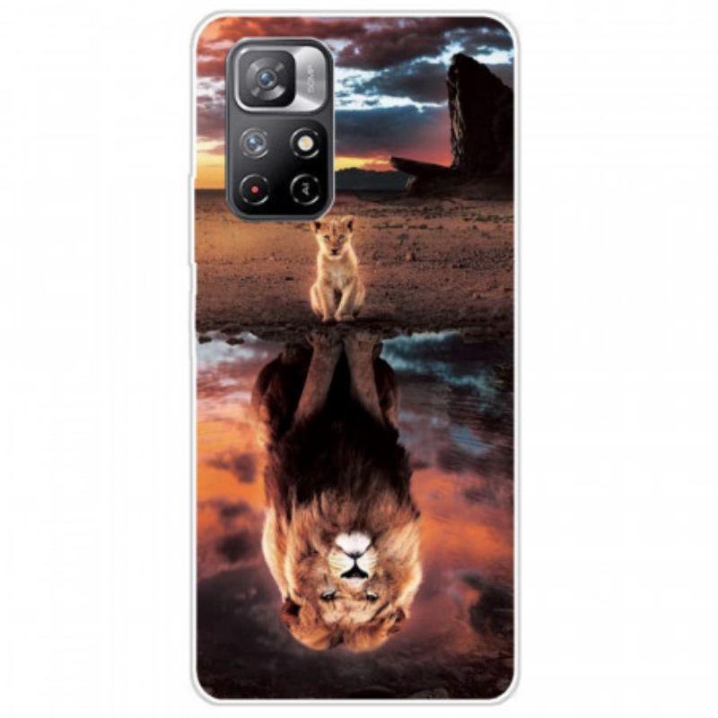 Coque Poco M4 Pro 5G Rêve de Lionceau