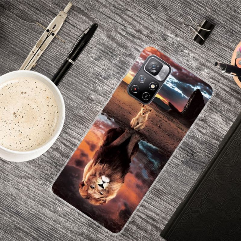 Coque Poco M4 Pro 5G Rêve de Lionceau