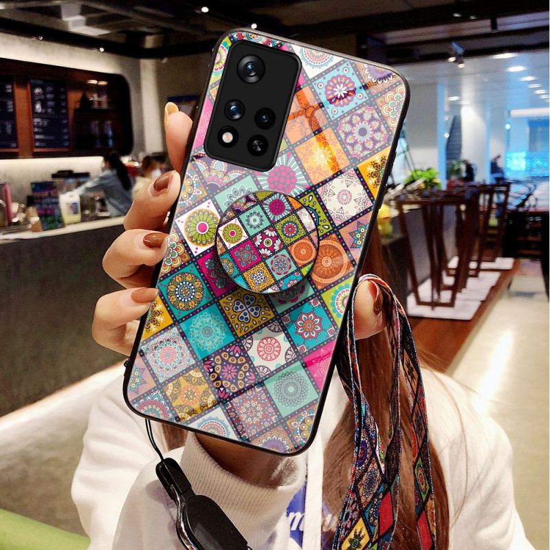 Coque Poco M4 Pro 5G Support Magnétique Patchwork